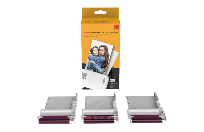 Kodak Papier ICRG-230 - 30 (2,1" X 3,4") 3 x Print-Kartuschen m. je 10 Fotopapieren