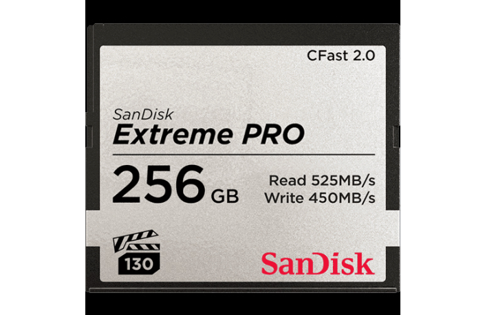 SanDisk CD-Card CFast 2.0 Extreme Pro 256GB 525MB/s