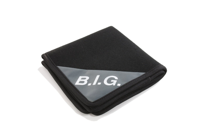 B.I.G. Einschlagtuch Neopren 38x38 schwarz