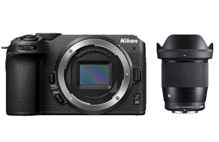 Nikon Z30 Kit + Sigma AF 16mm F1,4 DC DN -C-