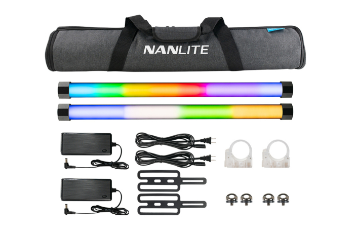 NANLITE PavoTube II 15X 2Kit, mit 2 Farb-Effektleuchten "PavoTube II 15X