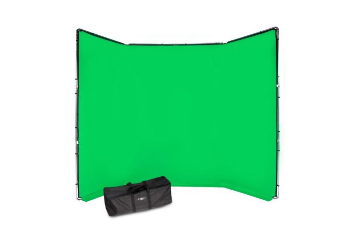 Manfrotto MLBG4301KG Hintergrund-Kit Manfrotto Chroma Key FX 4 x 2,9 m, Grün