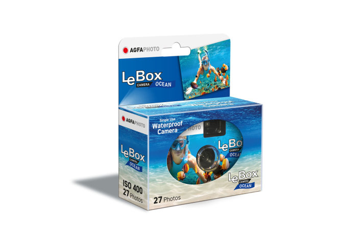 AgfaPhoto LeBox Ocean Einwegkamera Unterwasser - ISO 400 / 27 Aufnahmen