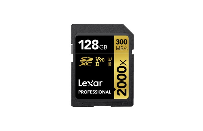 Lexar SD Professional 2000x SDXC UHS-II V90 128GB