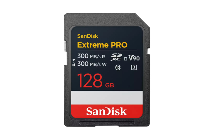 SanDisk Extreme Pro 128 GB SDXC V90 UHS-II 300MB/s