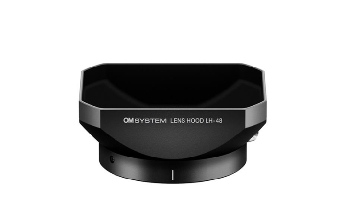 OM System Gegenlichtblende LH-48 (für M. Zuiko 12mm) schwarz Metall