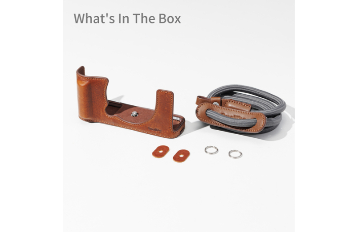 Smallrig 5449 Camera Leather Case Kit for FUJIFILM X-E5 (Brown)