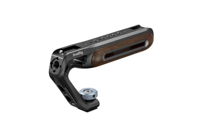 SmallRig 5250 oberer Griff aus Holz mit Cold Shoe Mount