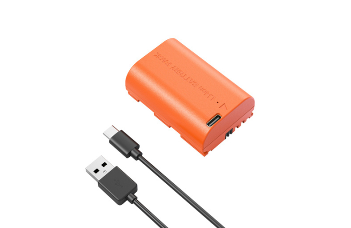 SmallRig 5407 Kamera Akku für Canon LP-E6P (orange)