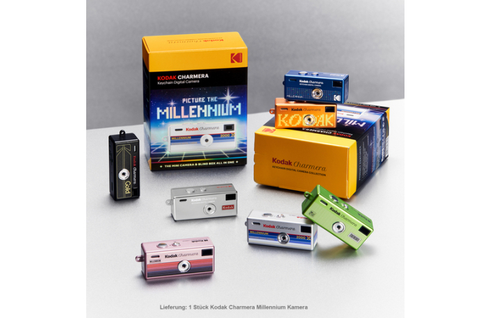 Kodak Charmera MILLENNIUM Schlüsselanhänger-Digitalkamera Blindbox