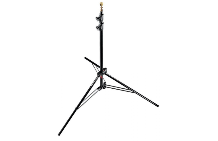 Manfrotto 3er-Set Alu-Lampenstativ Compact schwarz mit Luftfederung 1052