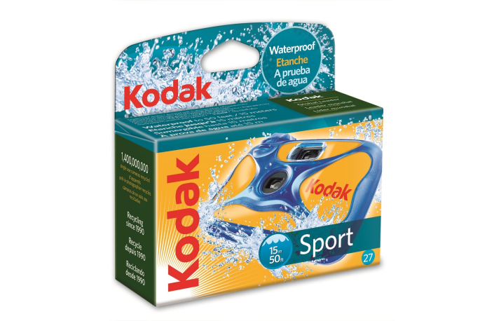 Kodak Unterwasser-Einwegkamera Sport ISO 800 / 27 ohne Blitz