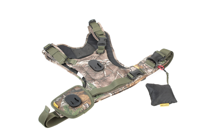 Cotton Carrier Camera Harness-2 G3 Camo - Brustgeschirr als Tragesystem für 2 Kameras