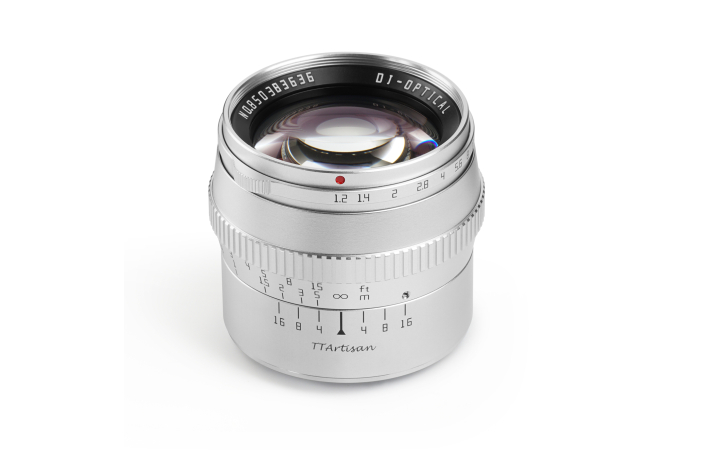 TTArtisan 50mm f/1,2 für Fuji X, silber
