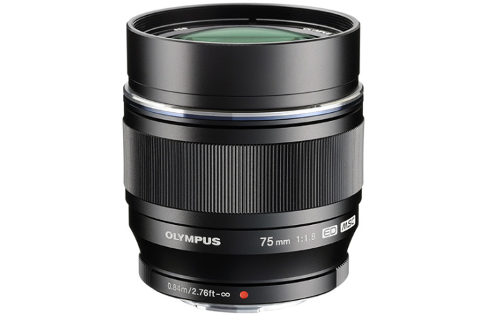 OM System M.ZUIKO DIGITAL ED 1,8/75 mm schwarz