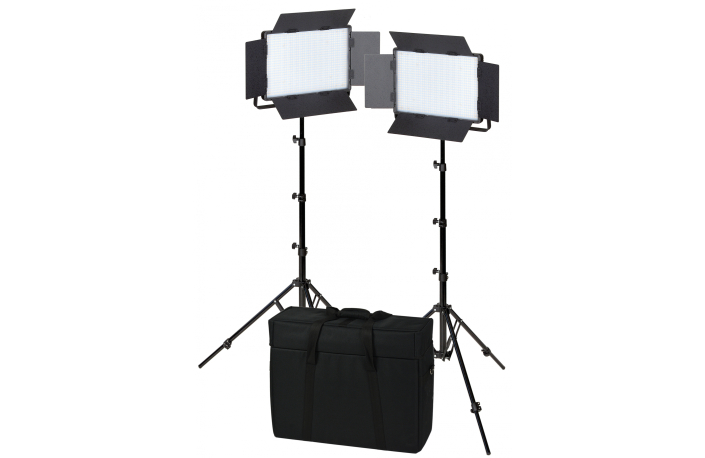 NANLITE LED Studioset CN-1200 CSA mit Studiotasche Fotostudio Beleuchtung Set