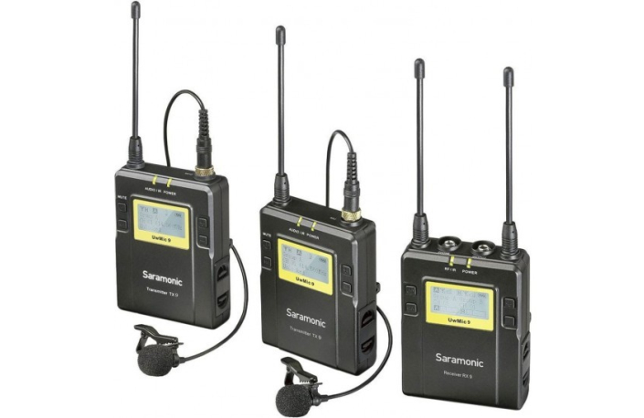 Saramonic UwMic9 Kit 2 TX9+TX9+RX9 2x Transmitter + Receiver