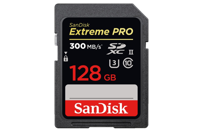 SanDisk SD-Card 128GB SDXC ExtremePro 300 MB/sec