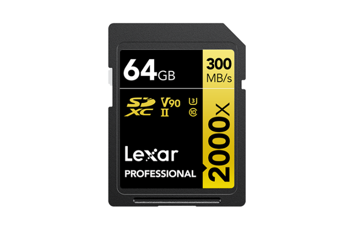 Lexar SD Professional 2000x SDXC UHS-II V90 64GB