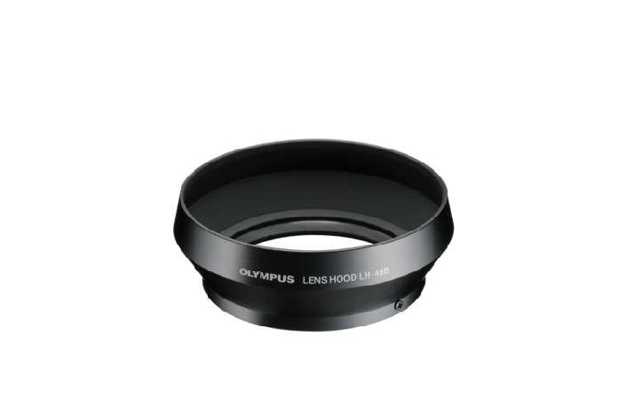 Olympus Gegenlichtblende LH-48B (für M.ZUIKO 17mm F1,8) Metall Schwarz