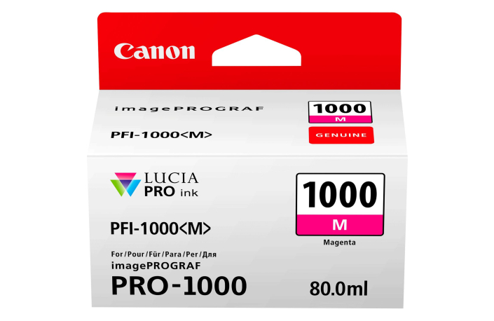 Canon PFI-1000 magenta 80ml Tinte für Canon imagePROGRAF PRO-1000