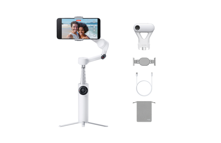 Insta360 Flow 2 AI Tracker Bundle / Summit White