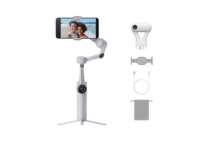 Insta360 Flow 2 AI Tracker Bundle / Stone Gray