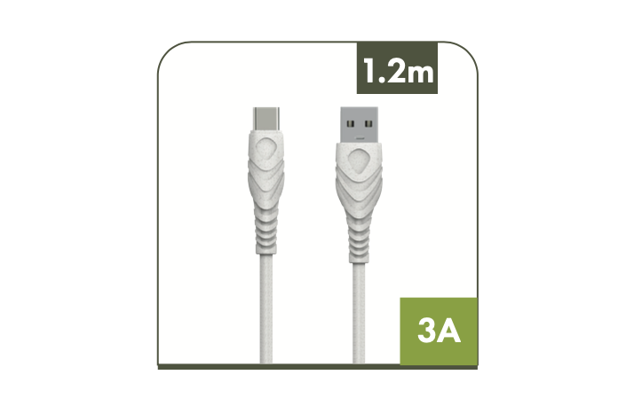 BIOnd Sync&Charge Cables USB-A to Type-C 3A 1.2M