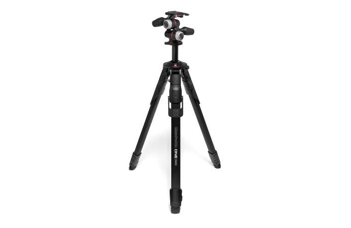 Manfrotto ONE Photo Alu Stativ mit XPRO 3-Wege-Neiger