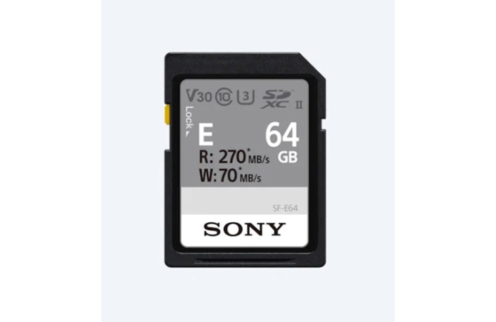 Sony SDXC-Karte 64 GB Cl10 UHS-II U3 V30 270/70 MB/s