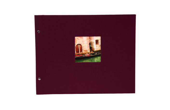 Goldbuch Album Bella Vista 39x31cm bordeaux, 40 weiße Seiten