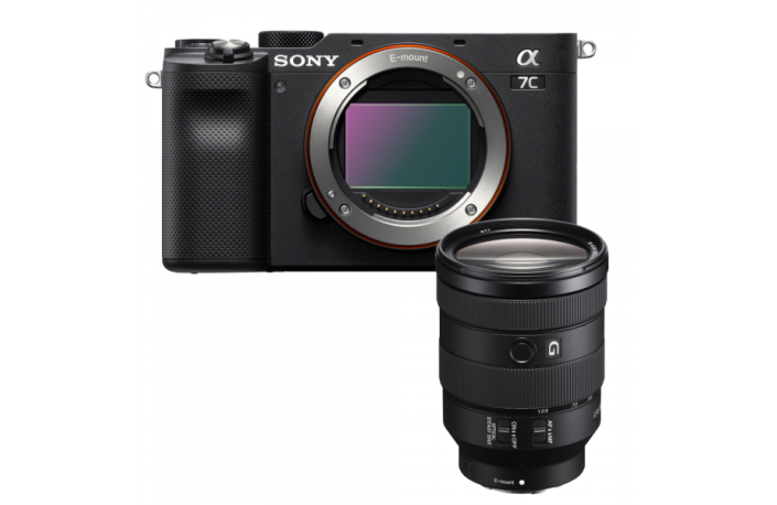 Sony Alpha ILCE-7C Gehäuse schwarz  mit SEL FE 24-105mm F 4.0 G OSS