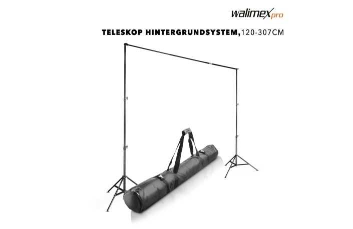 walimex pro TELESKOP Hintergrundsystem 120-307