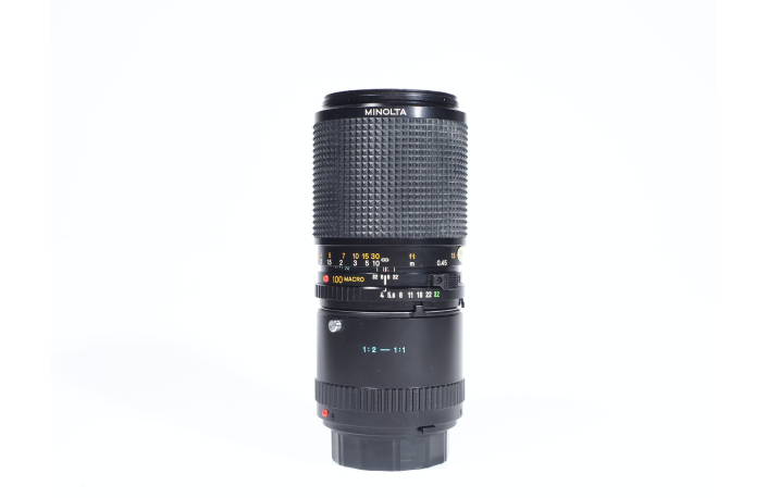 Minolta MD 100mm 4,0 Macro Rokkor + 1:1 Konverter - gebraucht