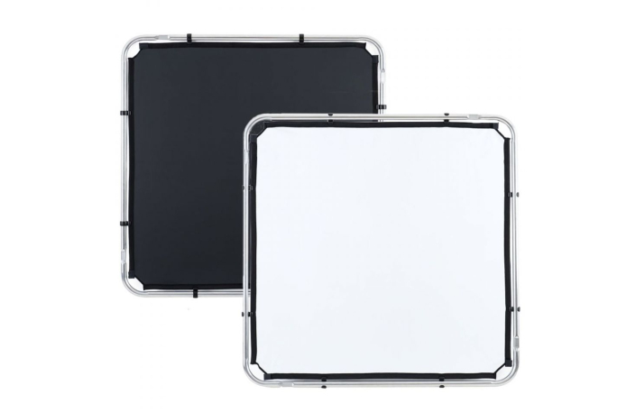Lastolite LL LR81121R Rapid SkyLite Stoffbezug klein 1,1x1,1m Schwarz/Weiss