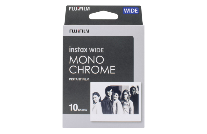 Fujifilm Instax Wide monochrome SW-Sofortbildfilm mit 10 Aufnahmen