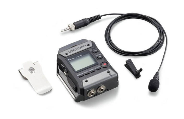 Zoom F1-LP Field Audio Recorder, Lavalier Mikrofon