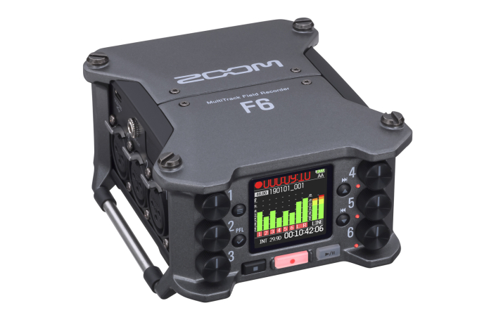 Zoom F6 MultiTrack Field Recorder für Tonaufnahmen