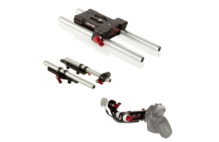 Shape Sony FS5 Baseplate, Top plate, Remote Extension Handle