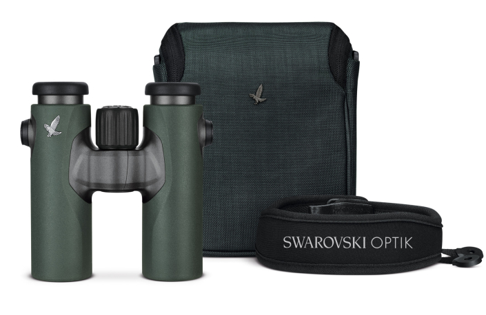 Swarovski Fernglas CL Companion 10x30 grün + WN Wild Nature Zub.paket (Gurt + Tasche)