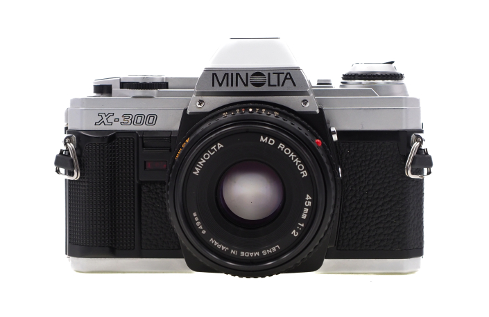 Minolta X-300 + MD 45mm 2,0 - gebraucht