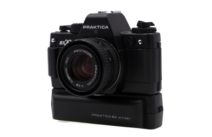 Praktica BX20 + Prakticar 50mm 1,8 MC PB + Praktica BX-Winder