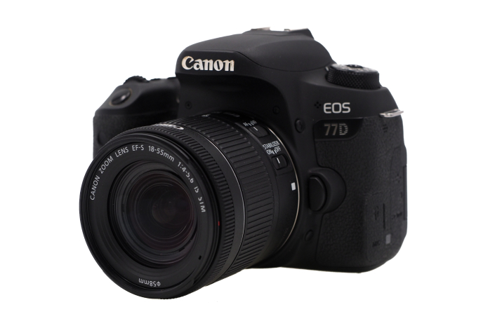 Canon EOS 77D + 18-55mm 4,0-5,6 IS STM - gebraucht