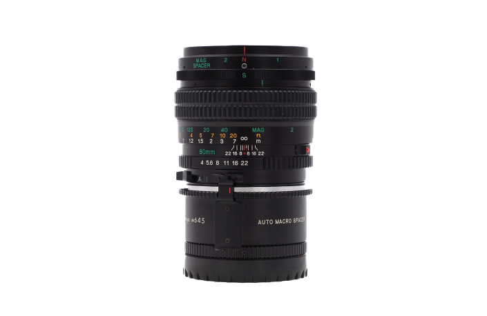 Mamiya Sekor C 80mm 4,0 Macro mit Auto Macro Spacer für 645 - gebraucht