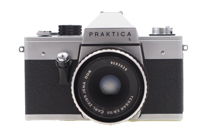 Praktica L + Carl Zeiss Jena Tessar 50mm 2,8 M42 - gebraucht