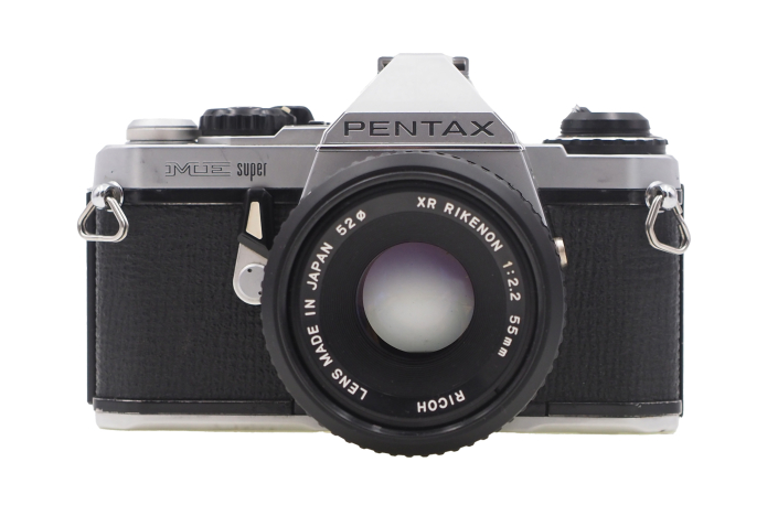 Pentax ME Super + Ricoh XR Rikenon 55mm/2,2 - gebraucht