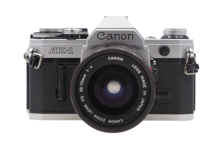 Canon AE-1 + FD 35-70mm 4,0 - gebraucht