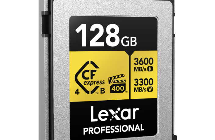 Lexar CFexpress PRO Type B GOLD 4.0 series 128GB - R3600/W3300MB/s