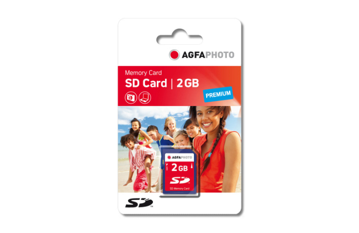 AgfaPhoto 2 GB SD-Karte 133x Premium W 10MB/s, R 20MB/s