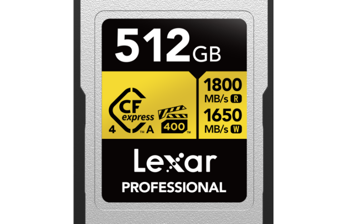 Lexar CFexpress PRO Type A Gold 4.0 Series 512GB R1800/W1650MB/s - VPG400